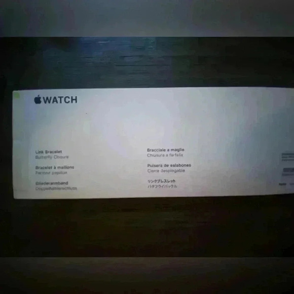 Space black link bracelet Apple 38mm demo box - Picture 5 of 7